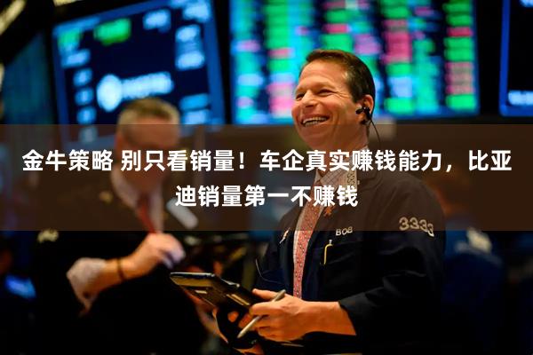 金牛策略 别只看销量！车企真实赚钱能力，比亚迪销量第一不赚钱